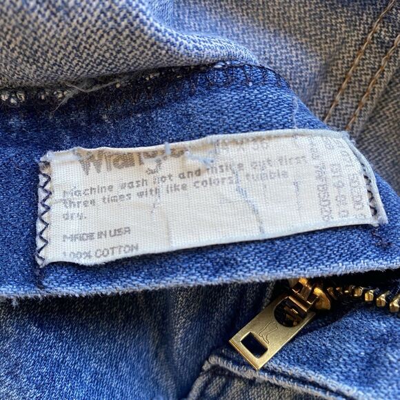 Vintage Wrangler Distressed 100% Cotton Jeans. USA. 31/34. Workwear. Western. - Picture 8 of 15